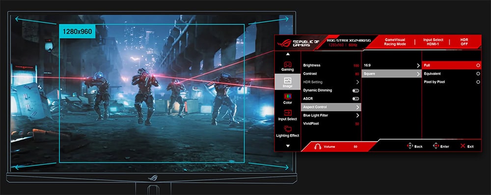 ASUS ROG Strix ACE XG248QSG Gaming Monitör H12