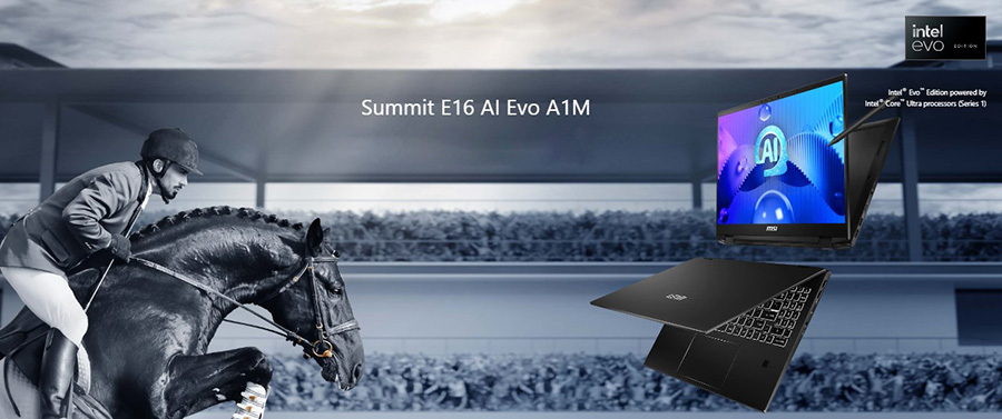 MSI SUMMIT E16 AI EVO A1MTG-015TR Intel Core Ultra 7-155H 32GB LPDDR5 1TB SSD Intel Arc Graphics 16 inç QHD+ 165Hz Windows 11 Pro Laptop 2