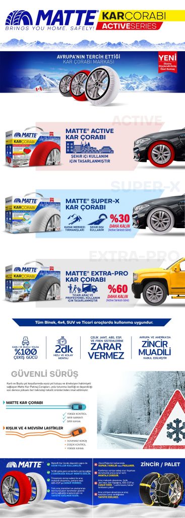 Matte Kar Çorabı Active Series
