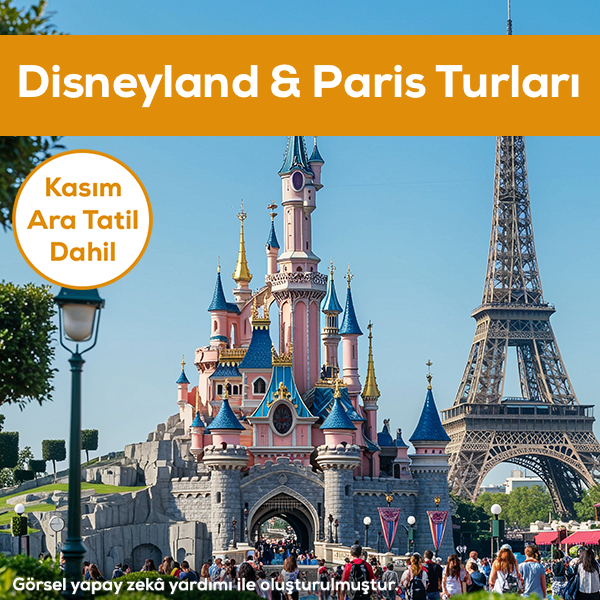 Disneyland & Paris Tur Rezervasyonu Yap, 3.000 TL Pazarama Kupon Kazan