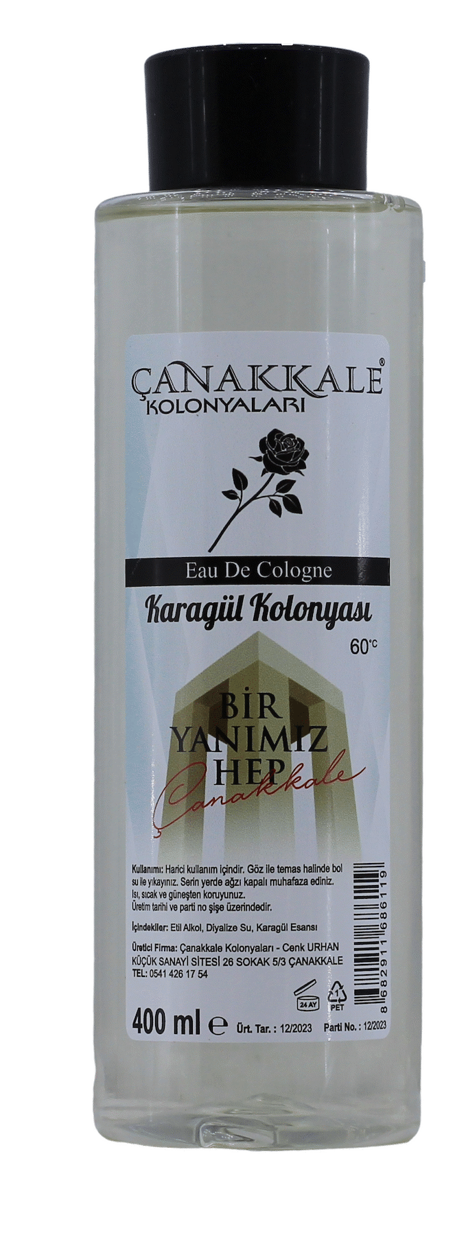 Karagül Kolonyası - 400 ML - (Pet Şişe)