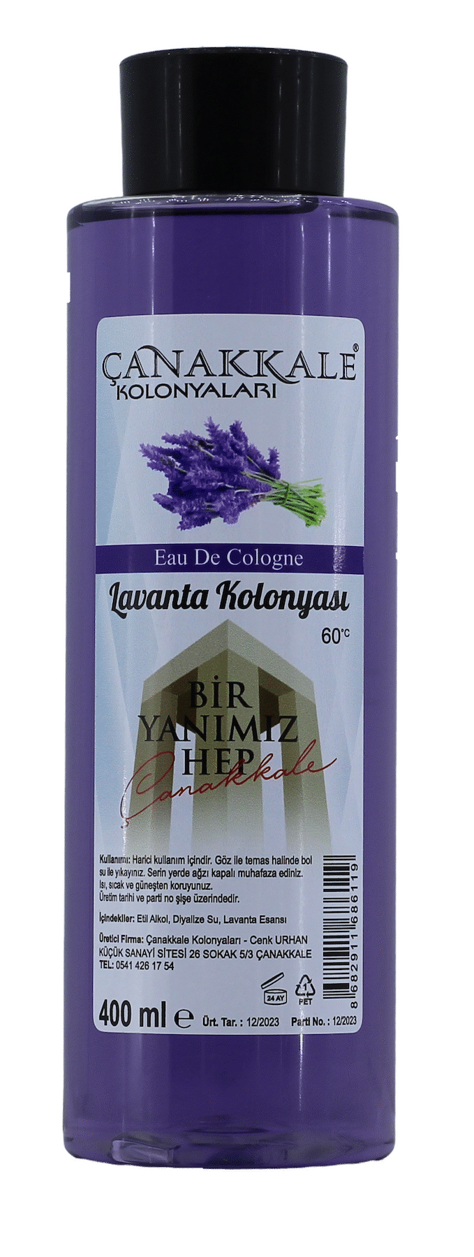 Lavanta Kolonyası - 400 ML - (Pet Şişe)