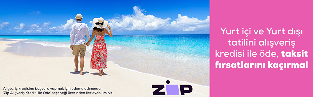 Yurt içi ve Yurt dışı tatilini alışveriş kredisi ile öde, taksit fırsatlarını kaçırma!