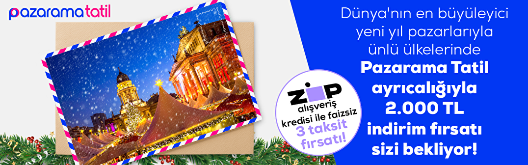 Dünya'nın en büyüleyici yeni yıl pazarlarıyla ünlü ülkelerinde 2.000 TL indirim