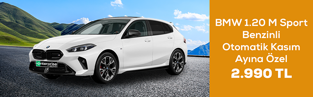 BMW 1.20 M Sport Benzinli Otomatik Kasım Ayına Özel 2.990 TL