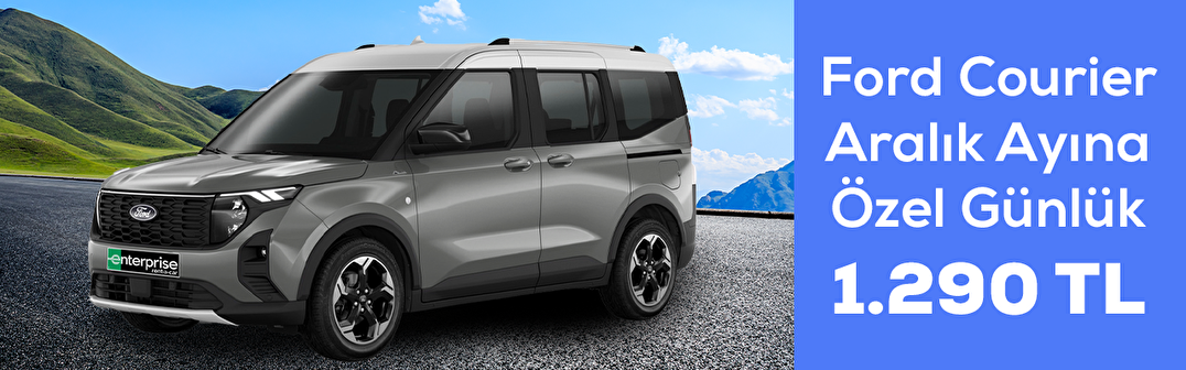 Ford Courier Aralık Ayına Özel Günlük 1.290 TL