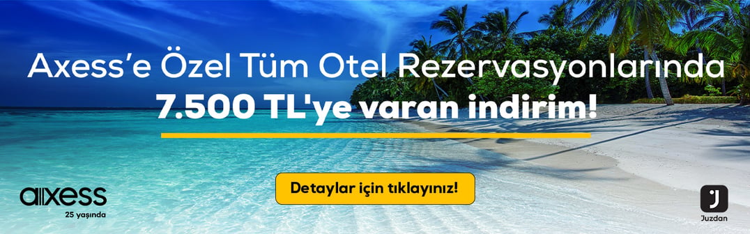 Axess'e özel otel rezervasyonlarında kademeli indirim