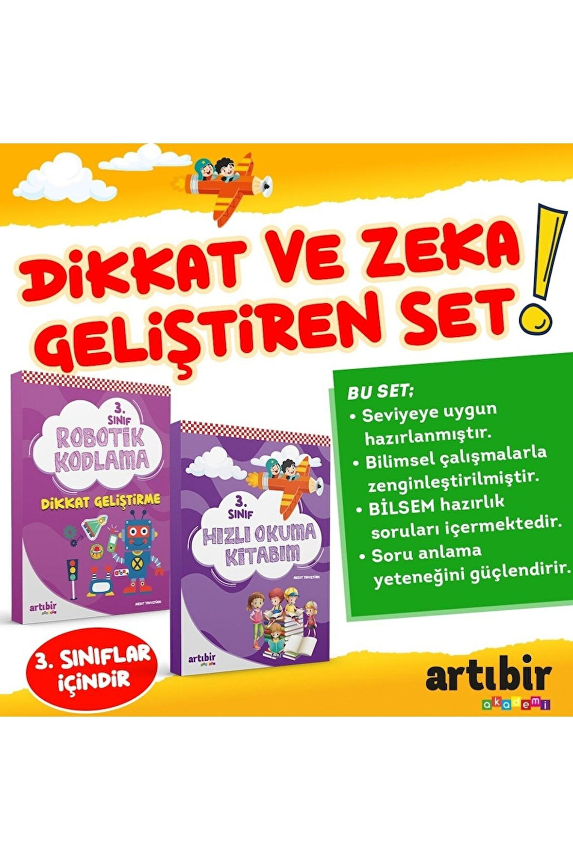 3. Sınıf  Hızlı Okuma Kitabım + Robotik Kodlama 2 KİTAP