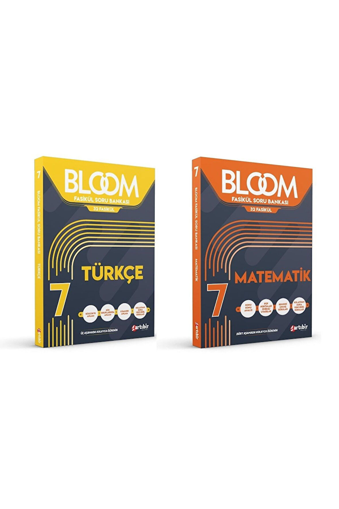 7. Sınıf Bloom LGS Fasikül Türkçe + Matematik Soru Bankası Seti (2 Kitap)