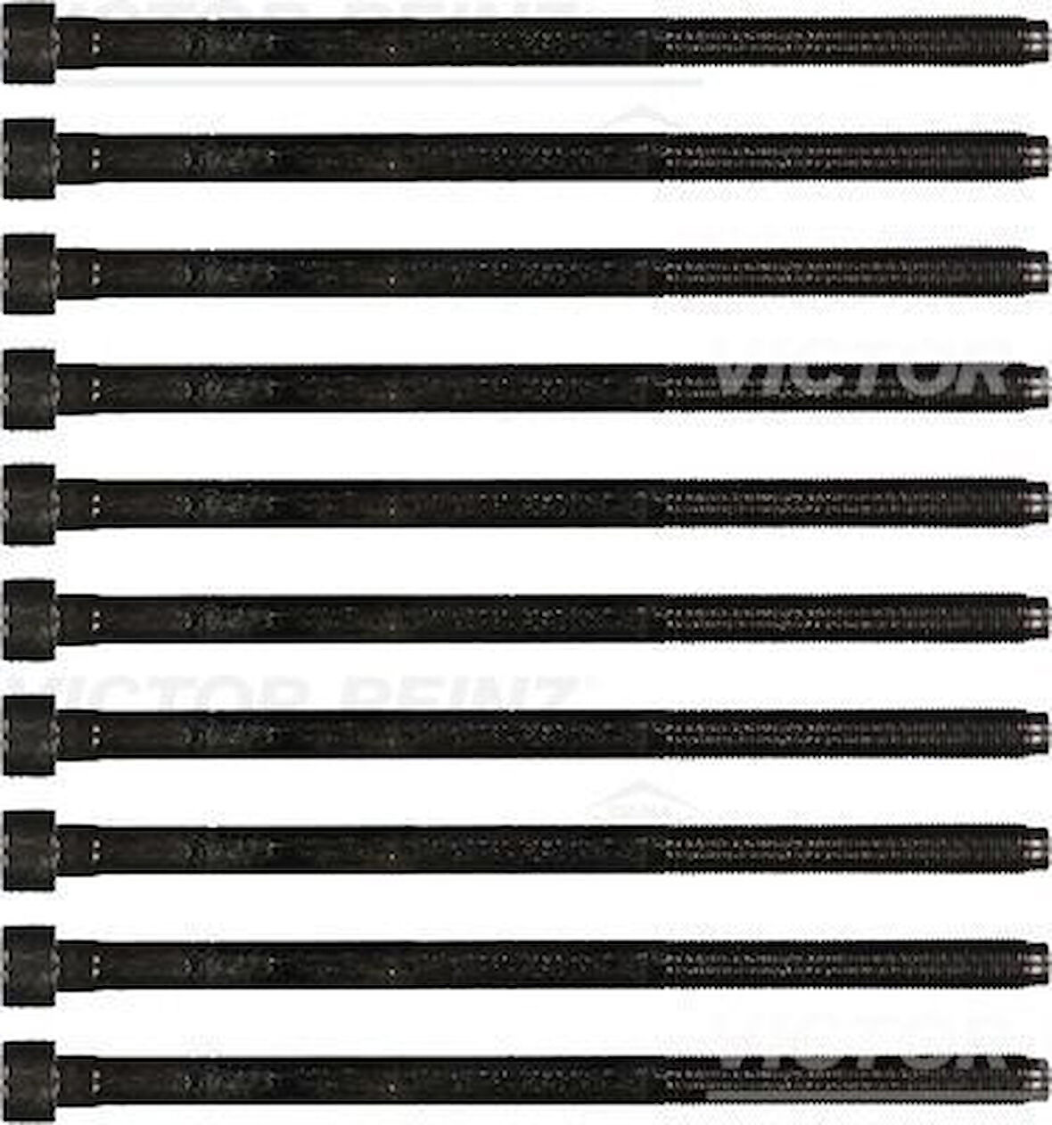  V.REINZ 143573801-SİLİNDİR KAPAK CİVATASI (10 ADET) OPEL ASTRA H-VECTRA C-ZAFIRA A-B FIAT BRAVA-DOBLO-MAREA 1.9 CDTI- JTD