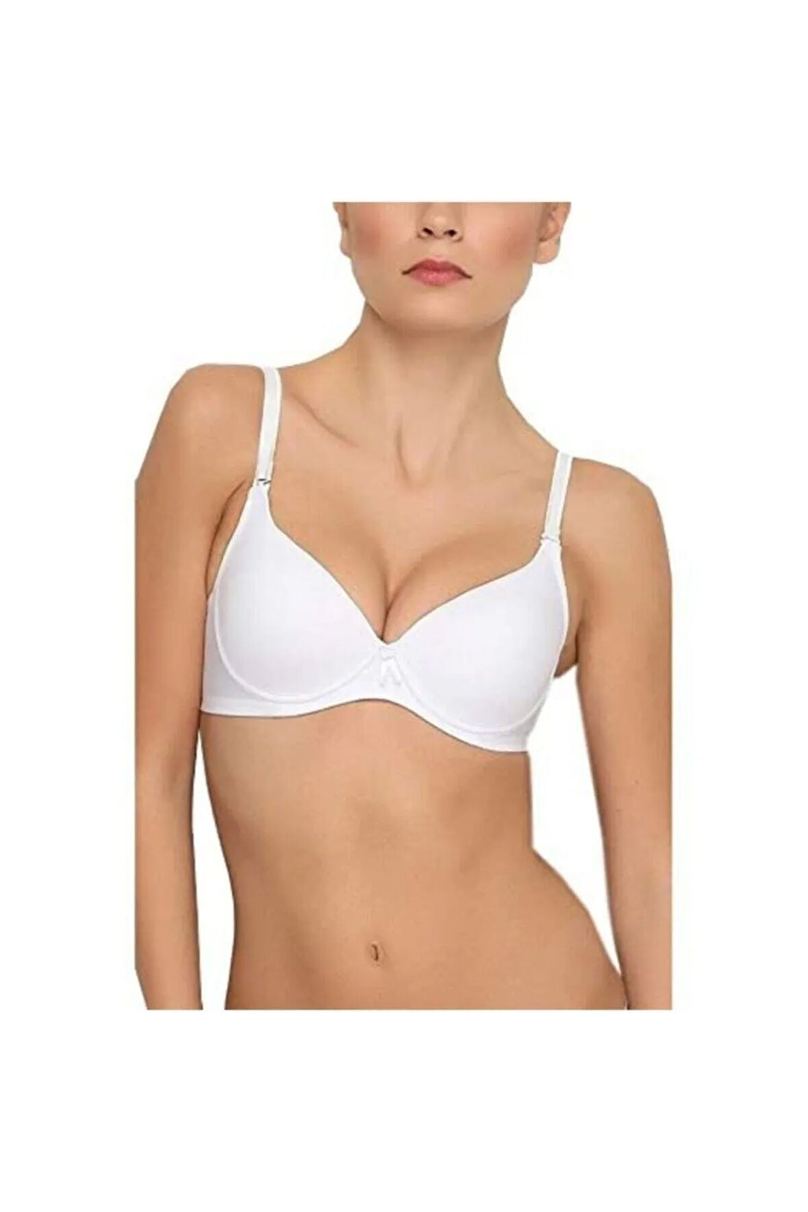 Kadın Beyaz Desteksiz Sütyen 6809