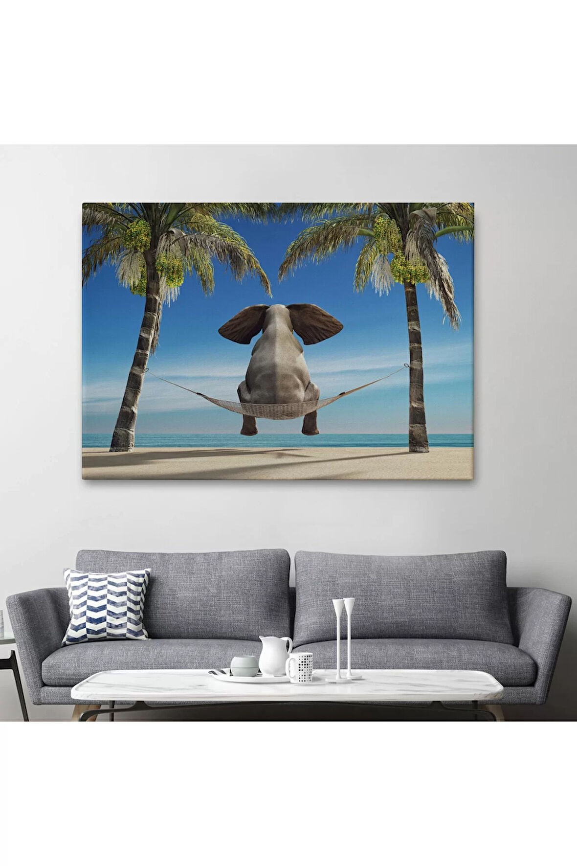 Fil Dekoratif Kanvas Tablo 1141