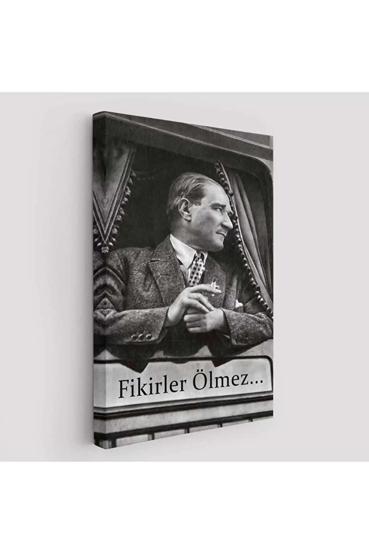 Atatürk'ün Doğu Ekspresinde Fotoğrafı Duvar Tablosu-6222