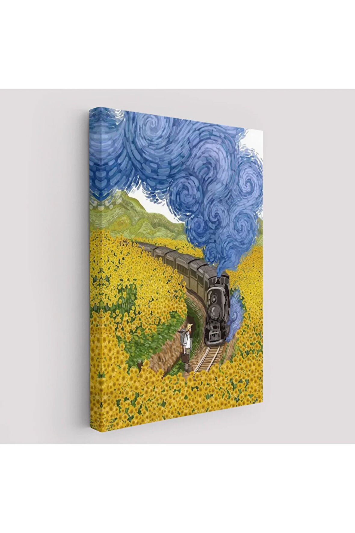 Vincent Van Gogh'un Renkli Tasviri Duvar Tablosu-6224