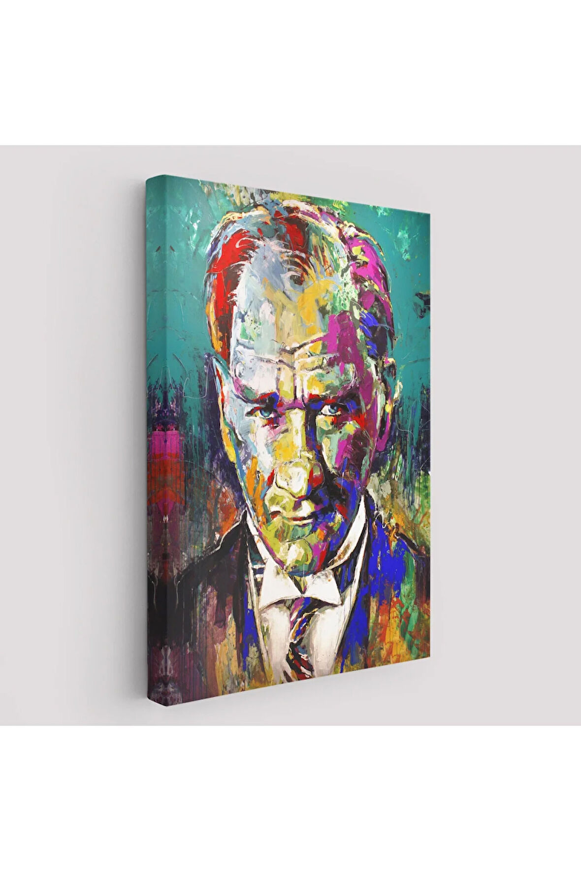 Renkli Mustafa Kemal Atatürk Tablosu-6327