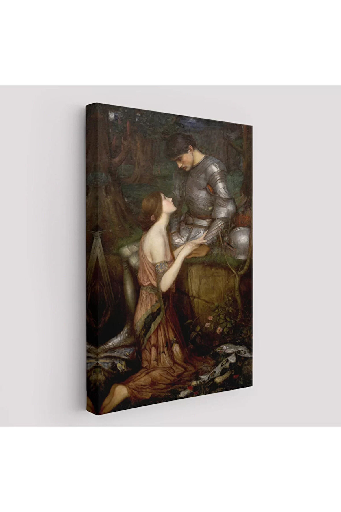 Lamia Ve Asker Duvar Tablosu-6393