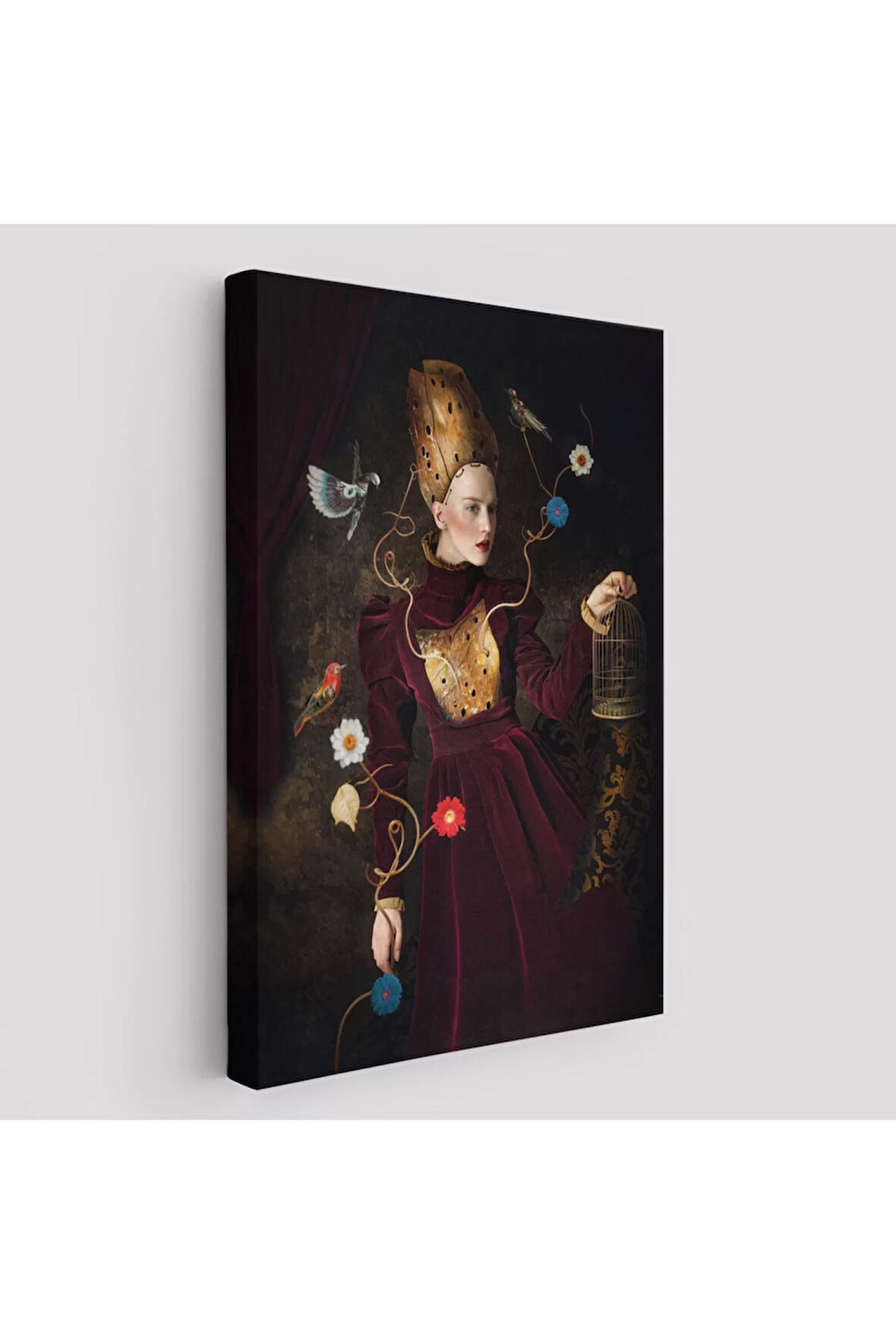 Svetlana Melik - Nubarova Kadının Hikayesi Kanvas Tablo -6417