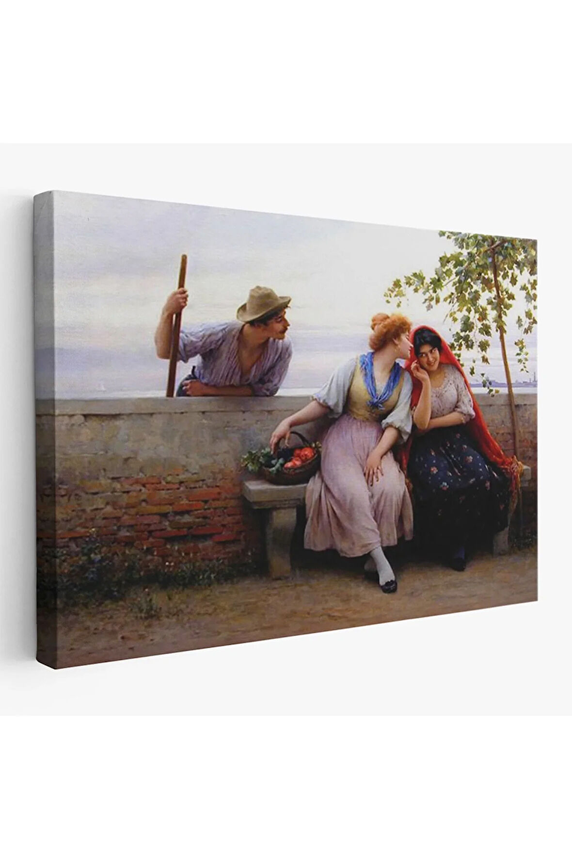 Kadınları Taciz Eden Adam Tablosu-6526