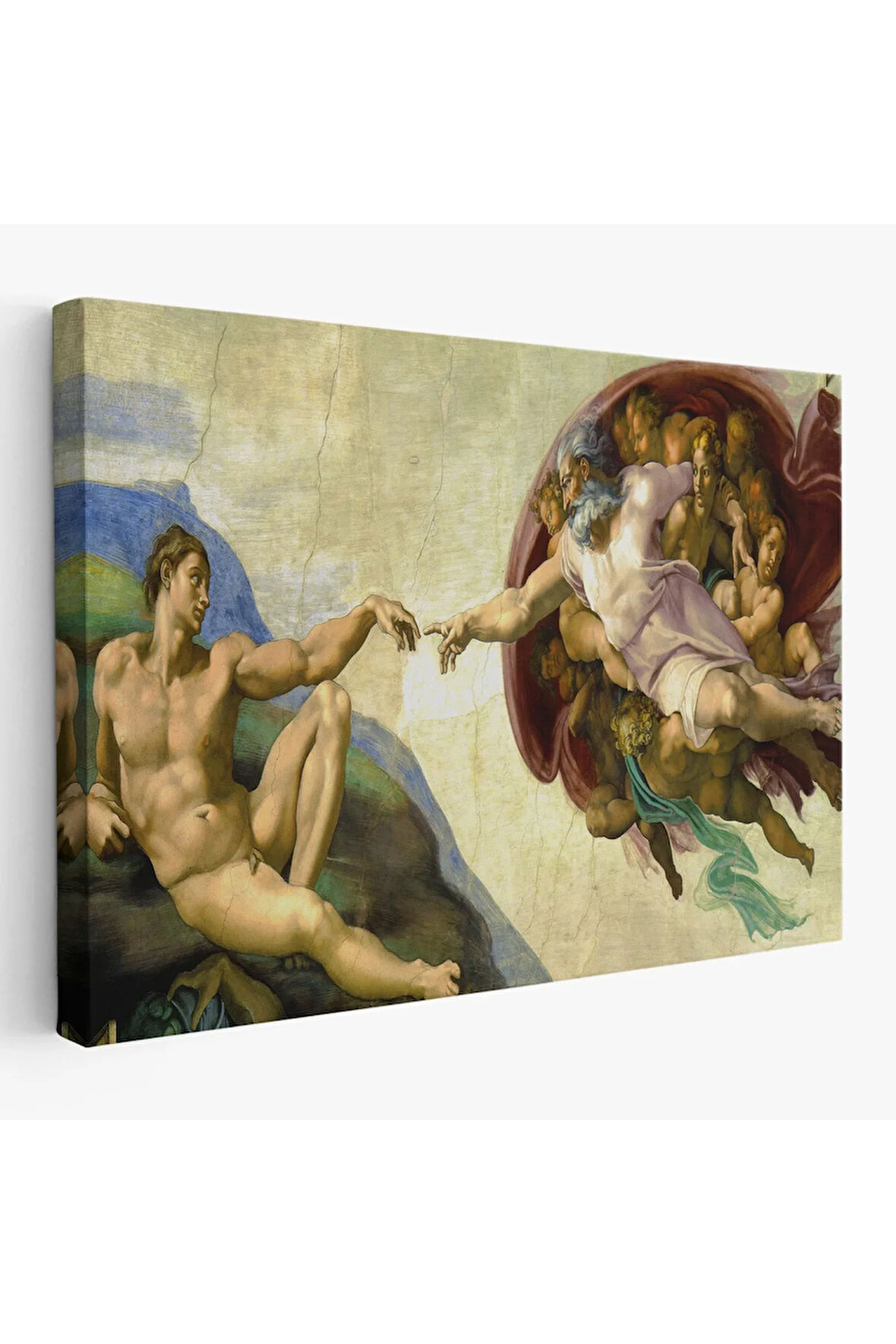 Ademin Yaratılışı Tablosu - The Creation Of Adam-6631