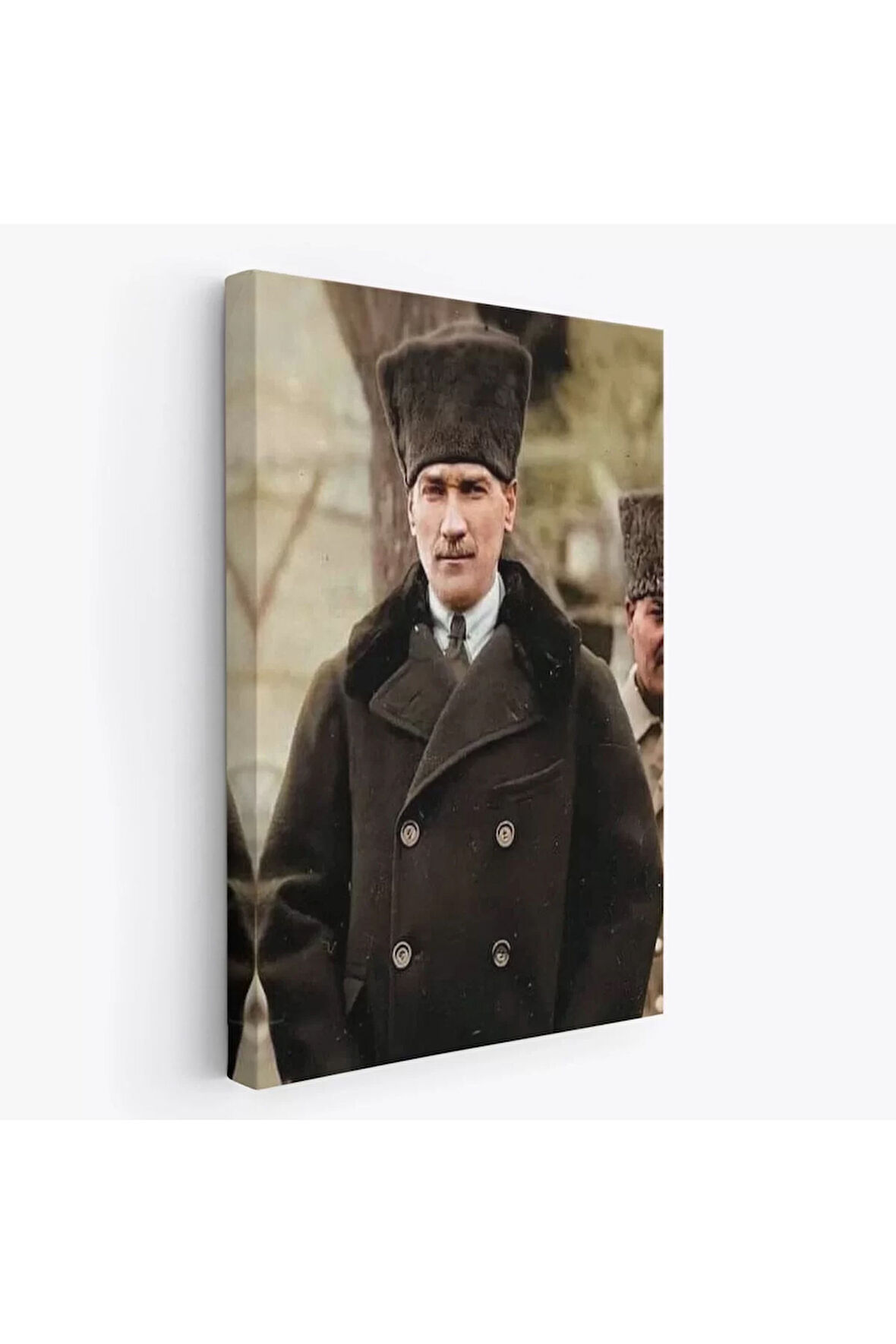 Atatürk Portre Tablosu Mustafa Kemal Atatürk Dikdörtgen Dekoratif Kanvas Tablo-fa-125