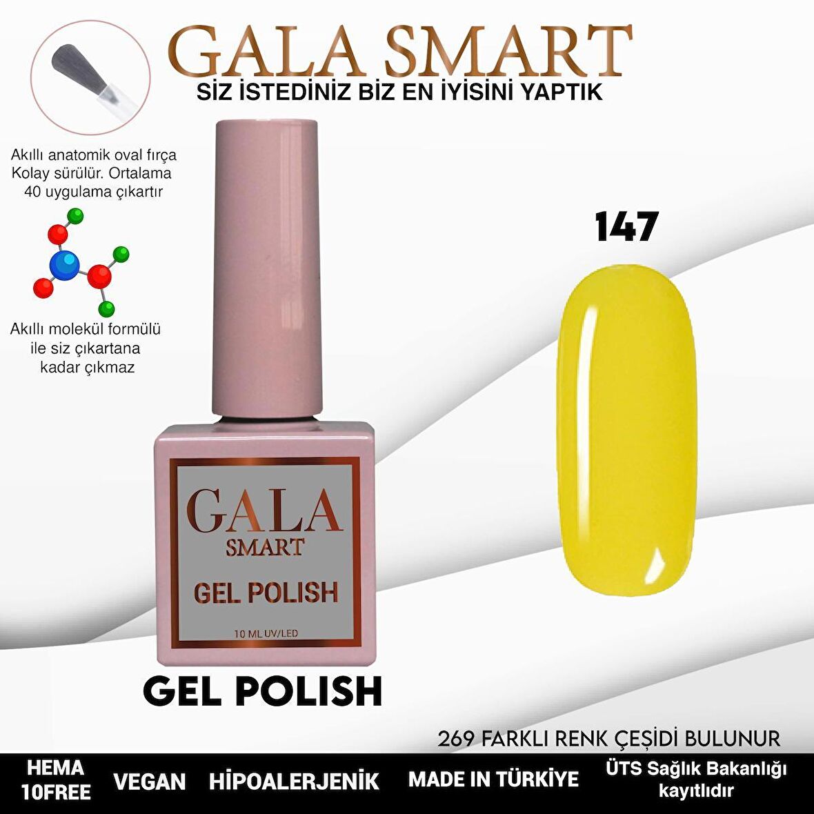 GALA SMART KLASİK SERİ KALICI OJE 147