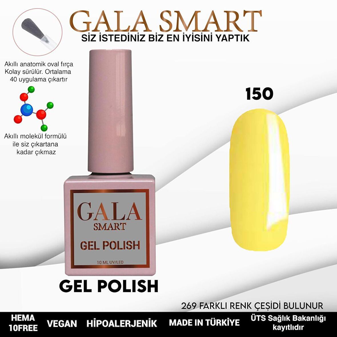 GALA SMART KLASİK SERİ KALICI OJE 150