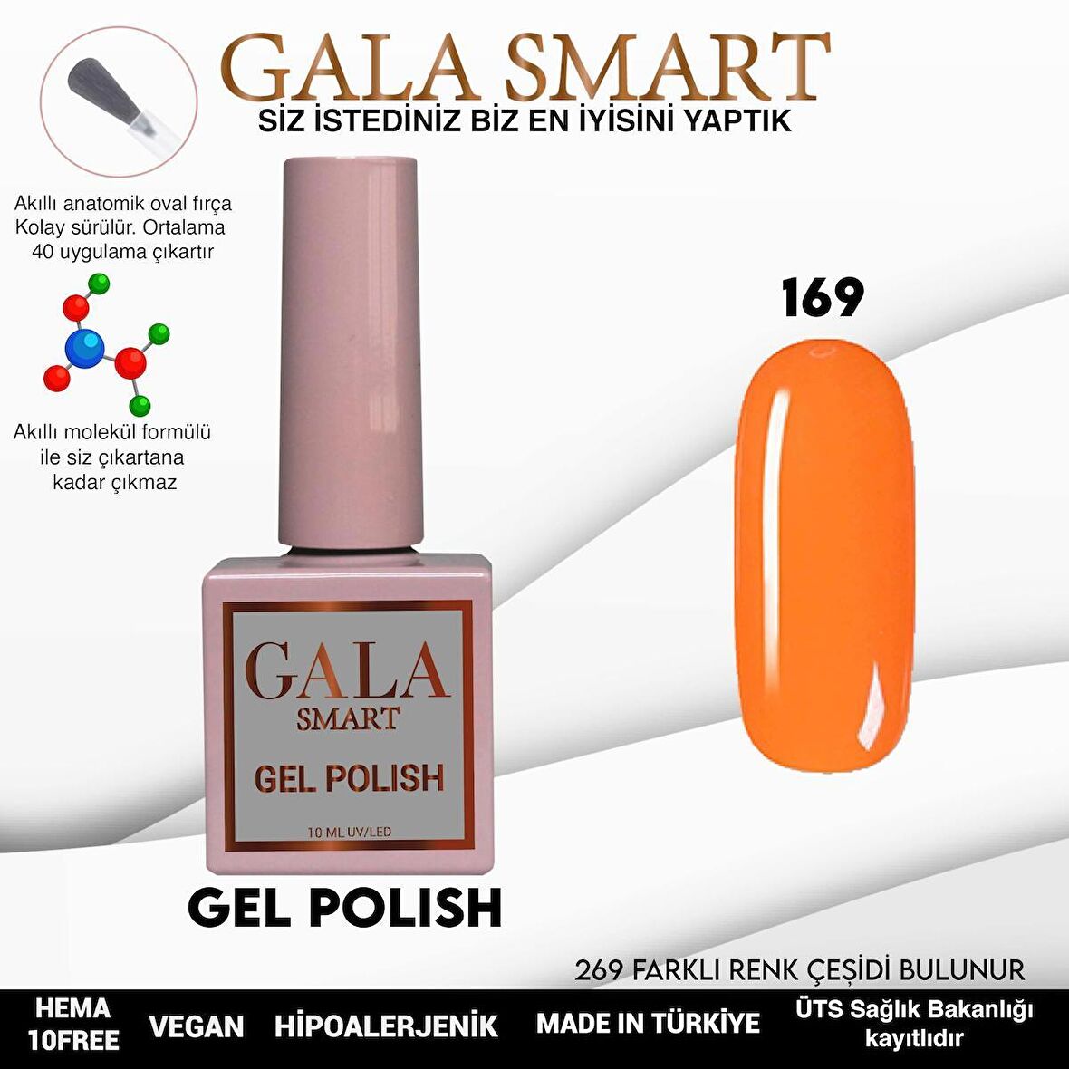 GALA SMART KLASİK SERİ KALICI OJE 169