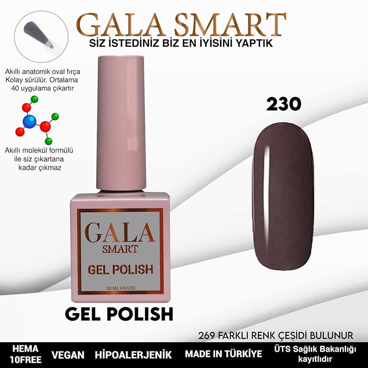 GALA SMART KLASİK SERİ KALICI OJE 230