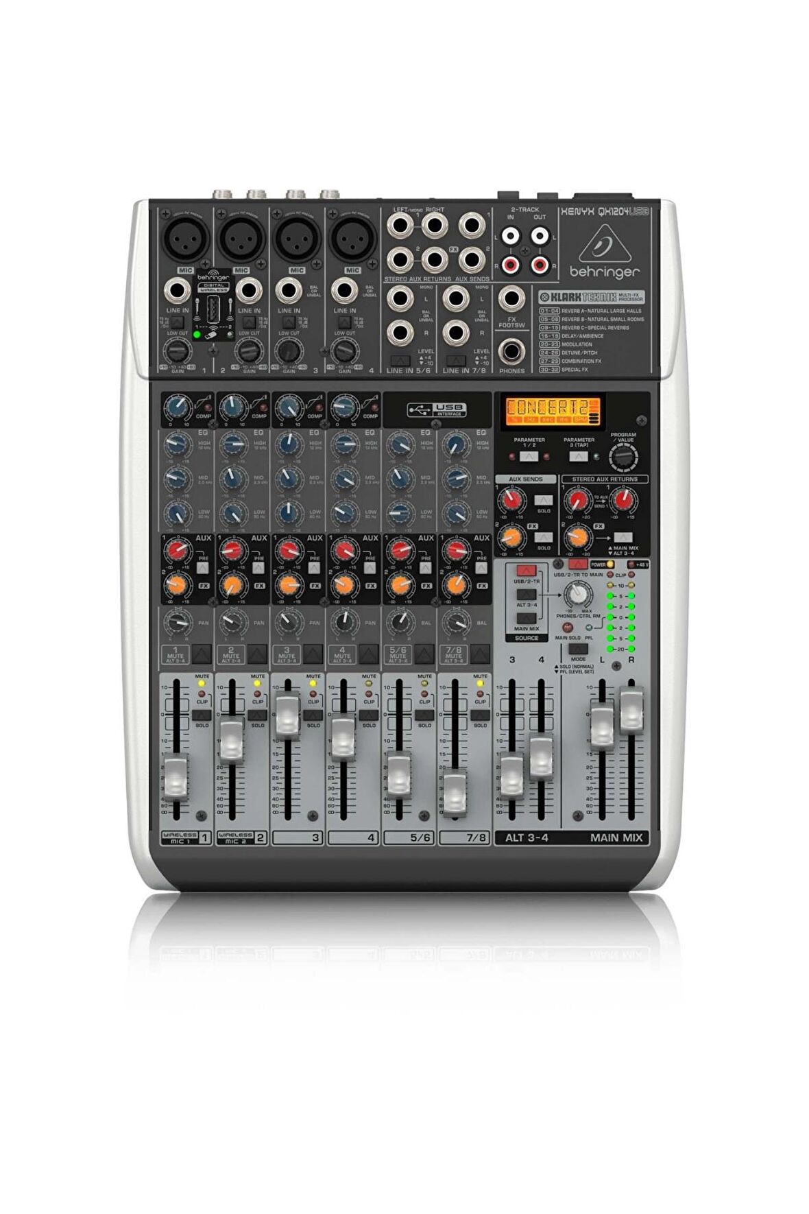 Behringer QX1204USB 12 Kanal Efektli Mikser