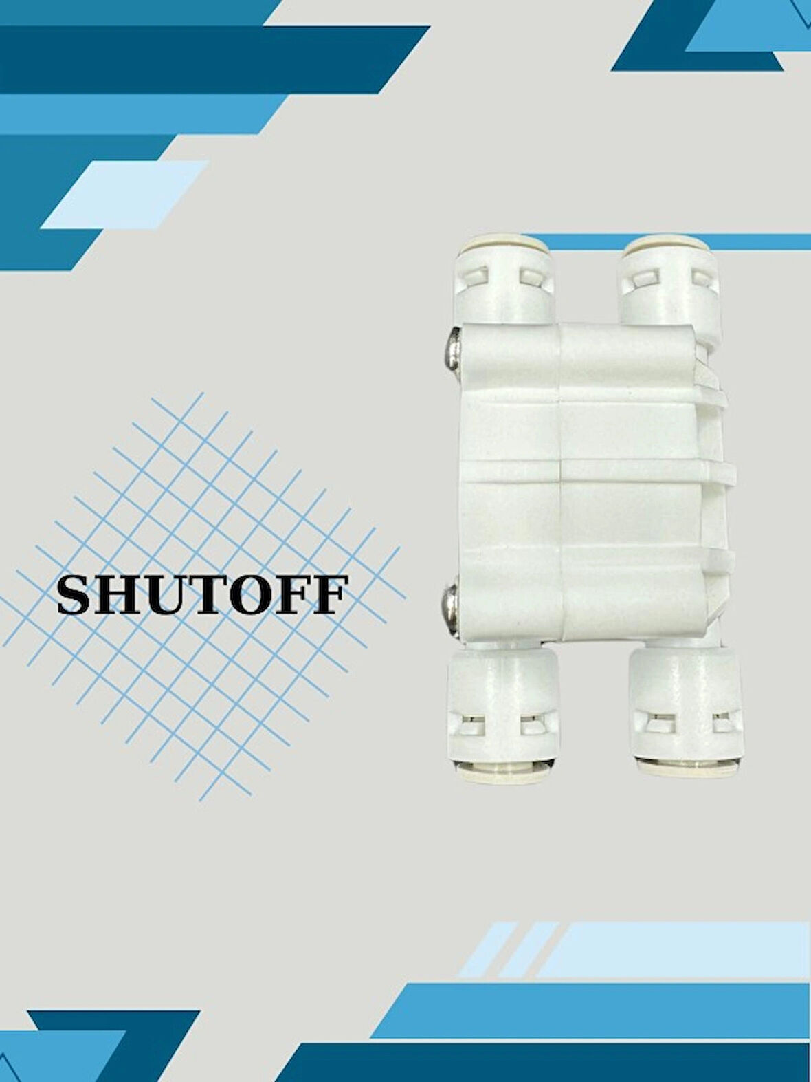 Su Arıtma 4 Yollu Quick Shut-Off Valf