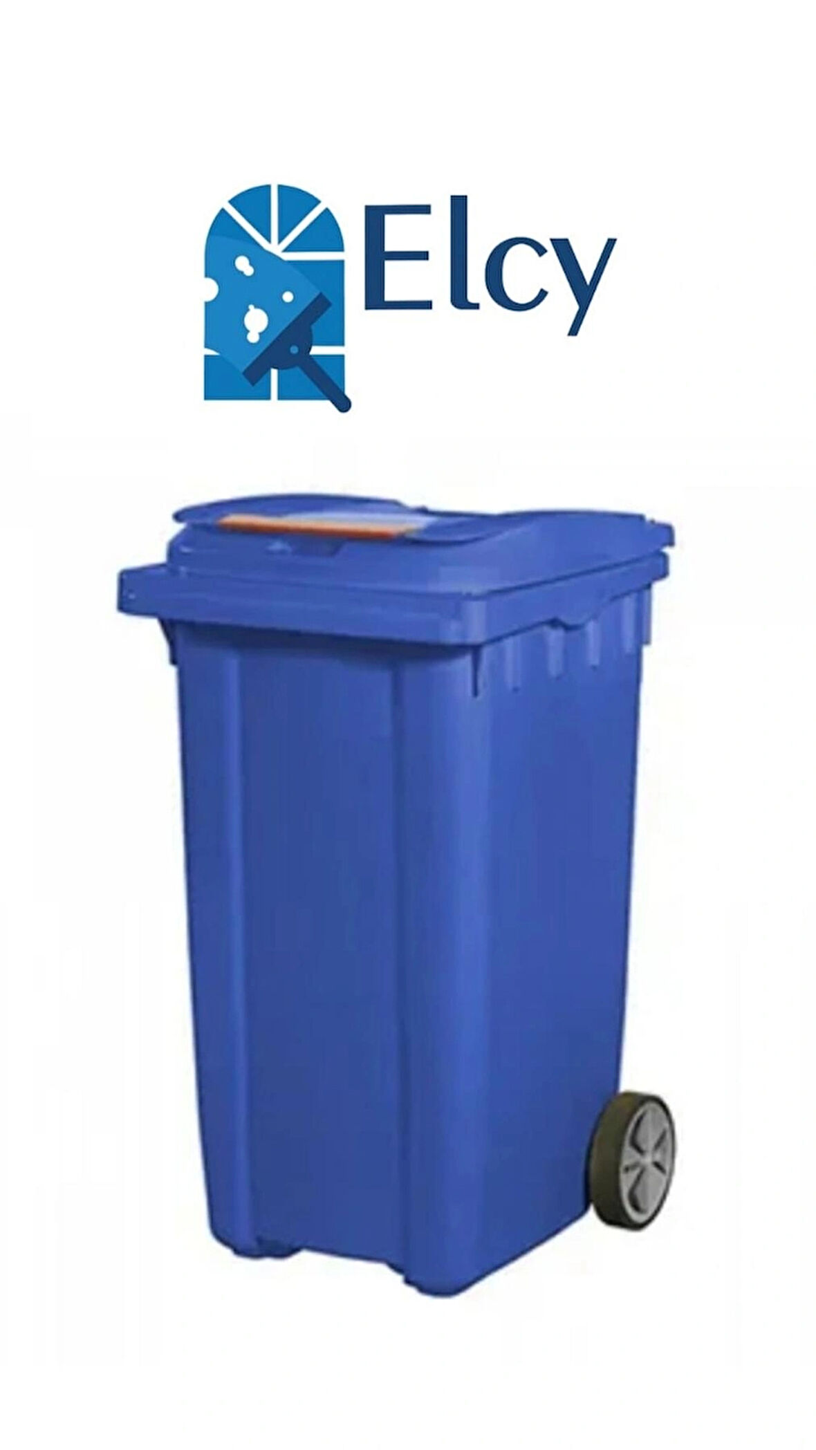 ELCY 240 LT Mavi Çöp Konteyneri Isıya Karşı Dayanıklı