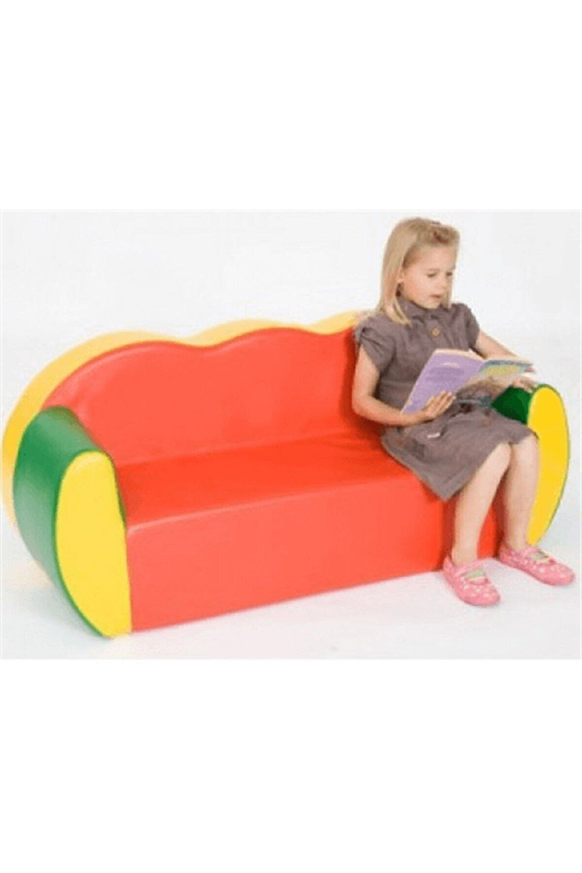 Sünger Oturma Kolçaklı Koltuk 3 Kişilik