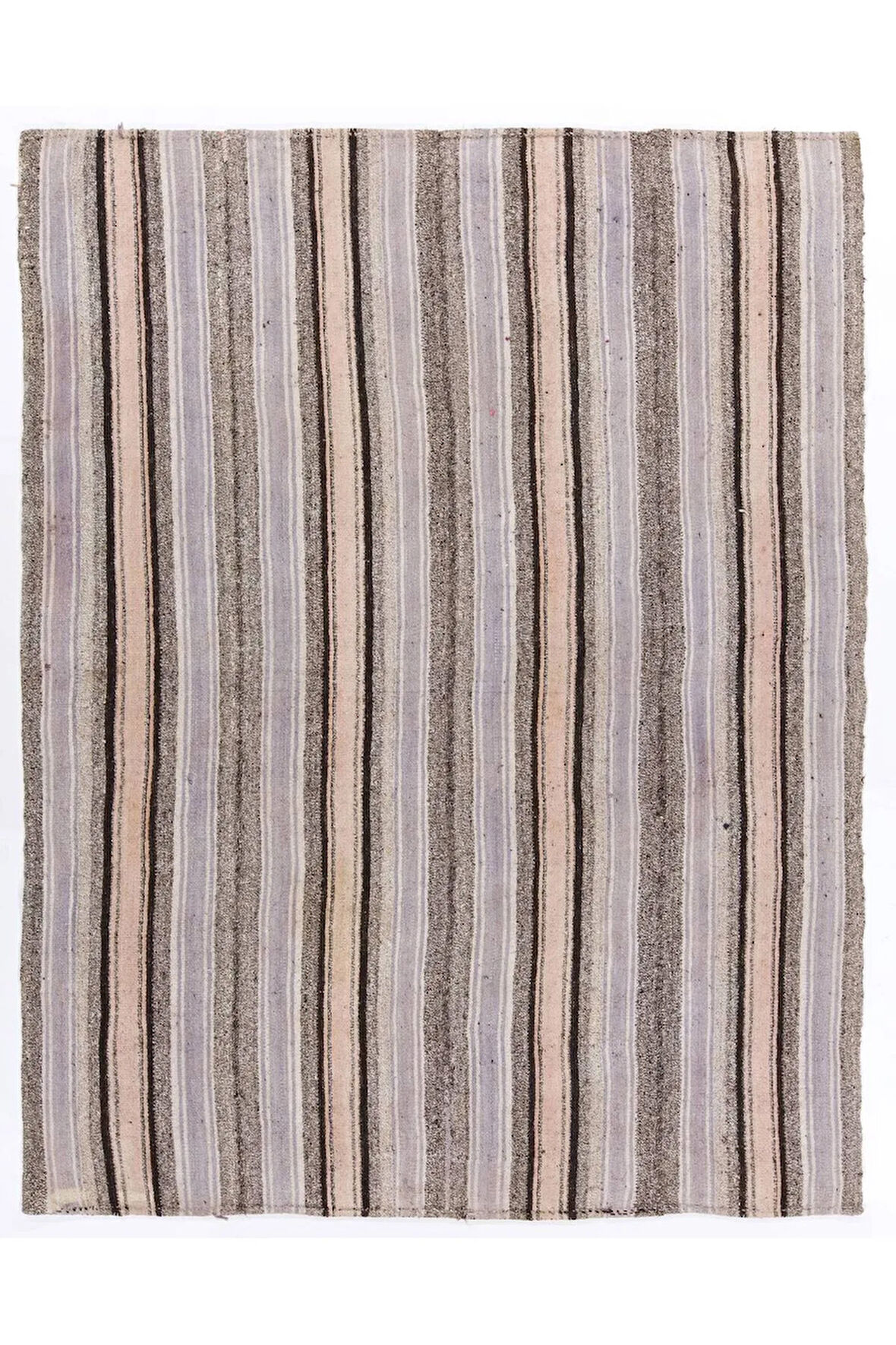 210x275 cm Çizgili Desenli El dokuması Eski Kilim