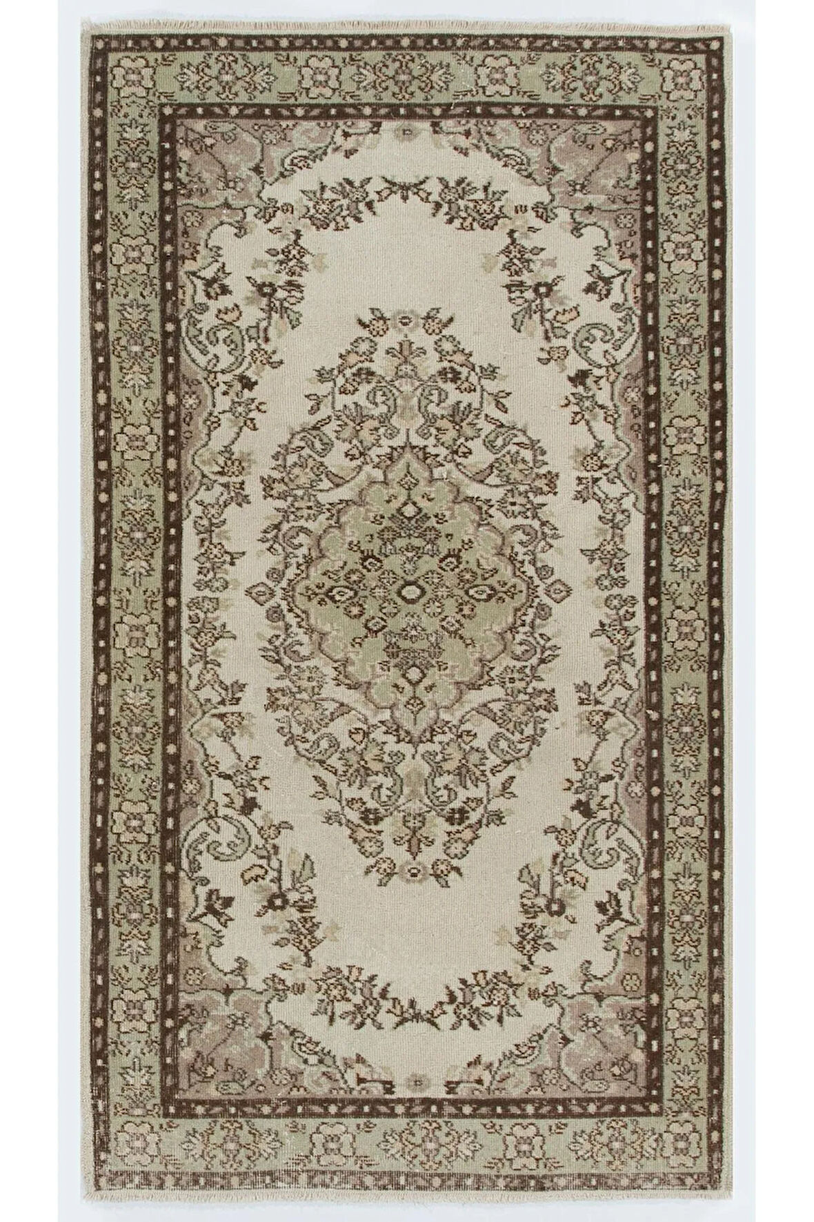 125x220 cm Eski Anadolu Uşak Halısı. Ofis ve Ev Dekorasyonu için idealdir. El Yapımı Yün Halı