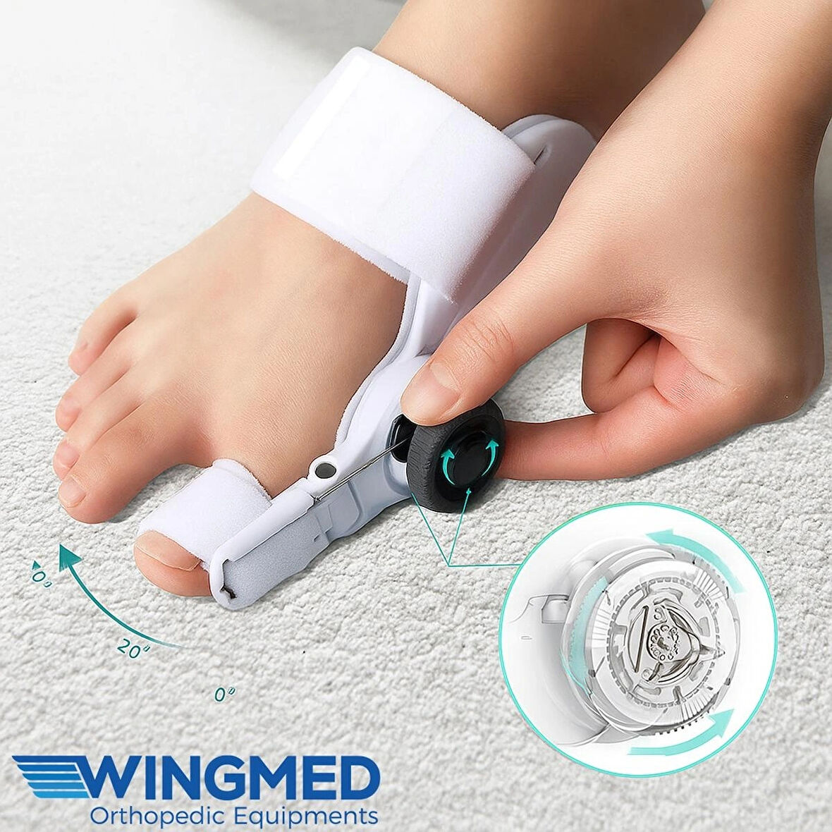 HALLUKS VALGUS SPLİNTİ PRATİK SİSTEMLİ (TEK) W656