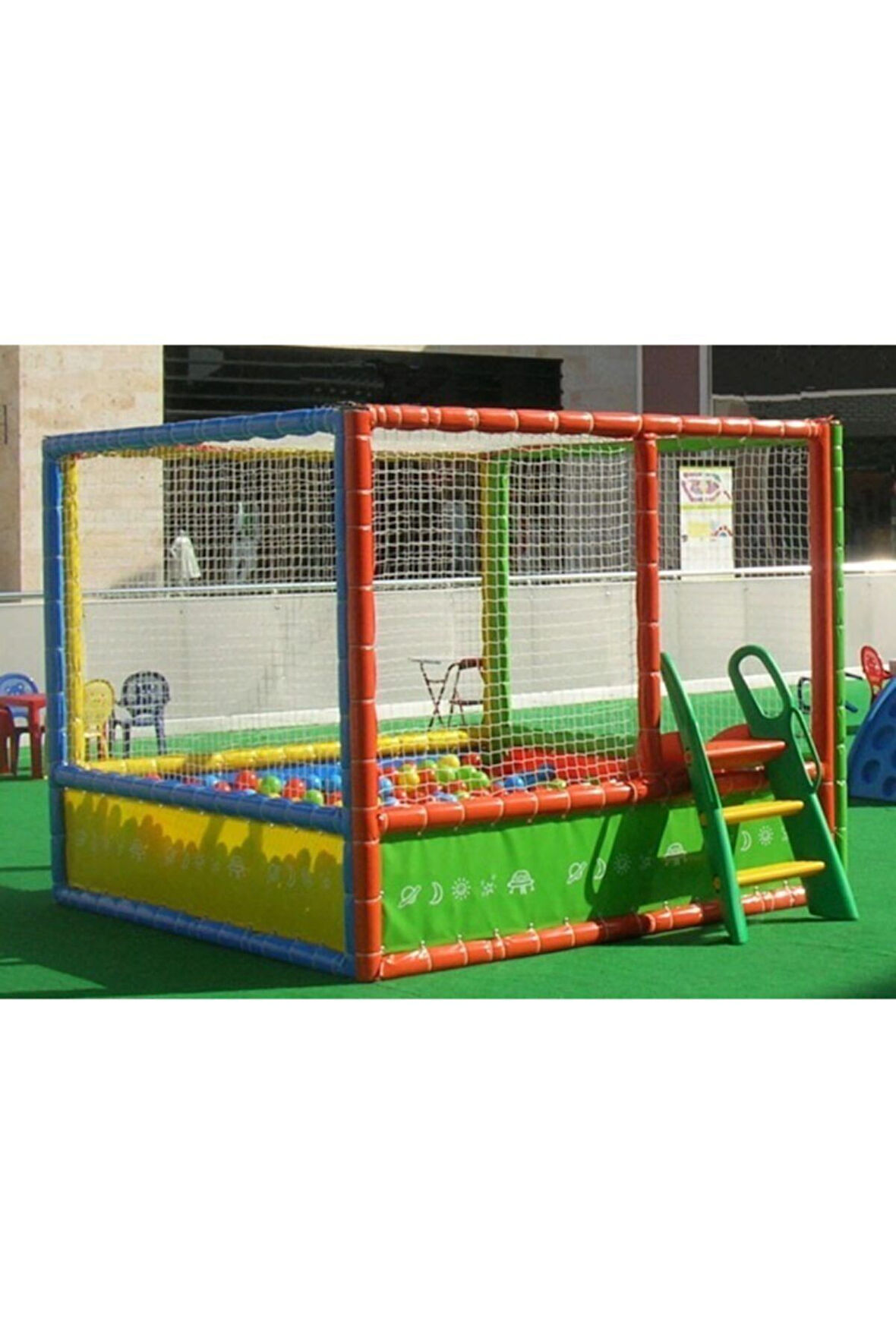 Softplay Fileli Kurmalı Top Havuzu - Topsuz 200x200