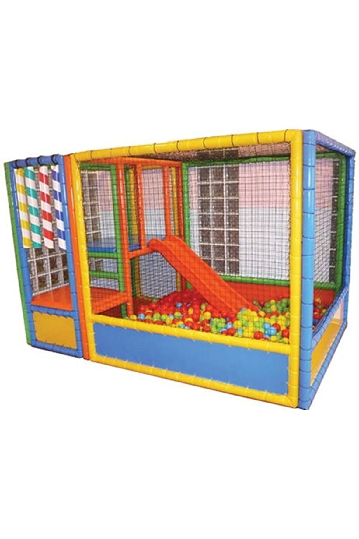 Softplay Kaydıraklı Top Havuzu 300x200x200 Cm