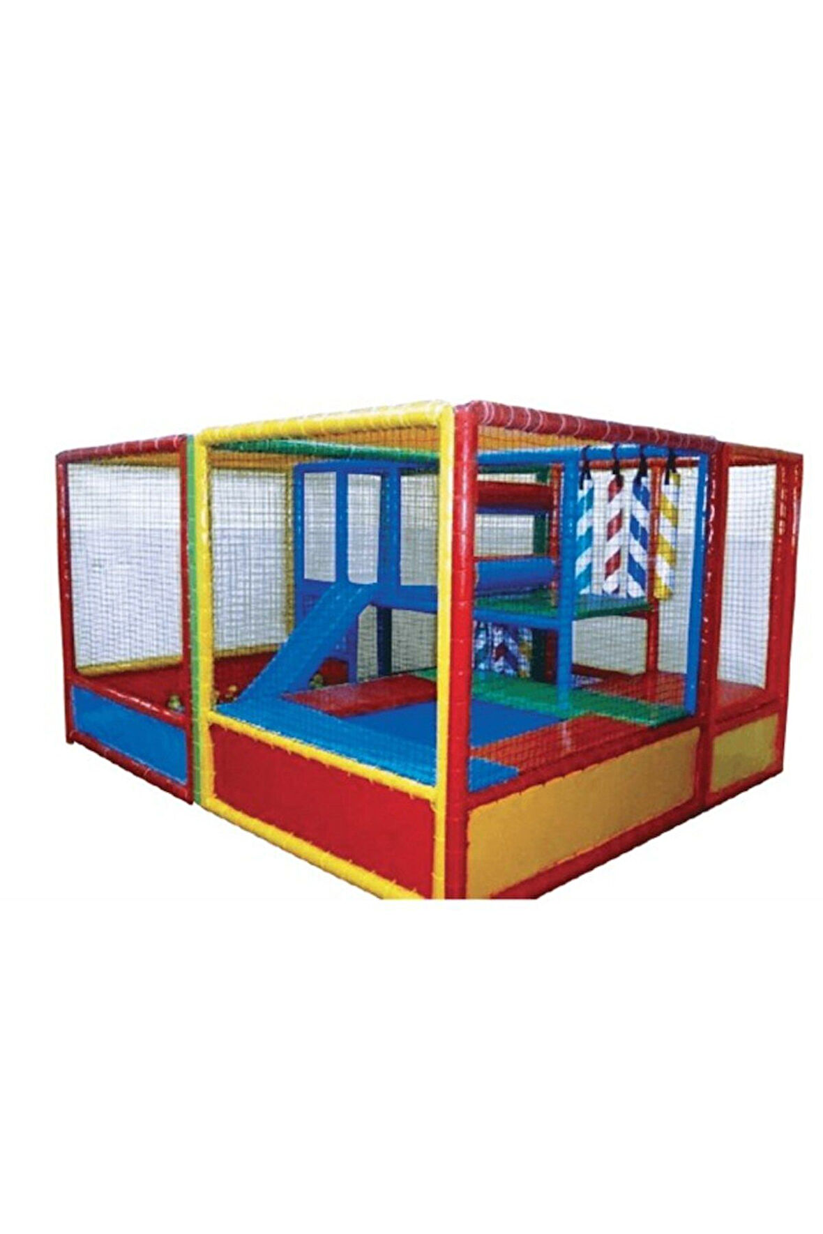 Softplay Trambolinli Kaydıraklı Top Havuzu