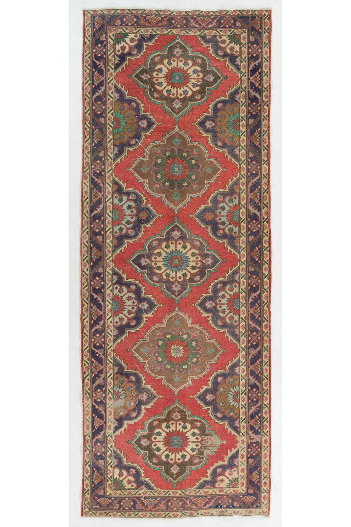 145x390 cm El Yapımı Yolluk Halı, Antre Hol Halı, Mutfak Halısı, Koridor Halısı