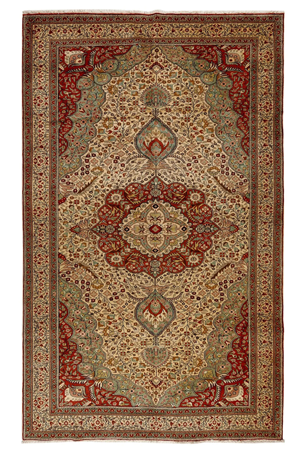 200x313 cm Güzel Eski Kayseri Halısı. Mükemmel durumda, El Dokuması Halı