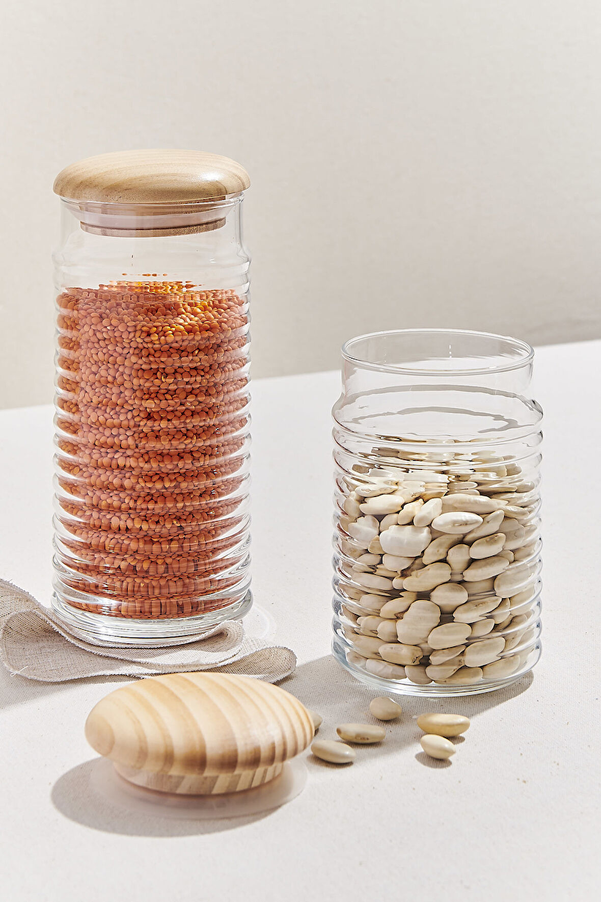 Ahşap Kapaklı Kavanoz 16 cm