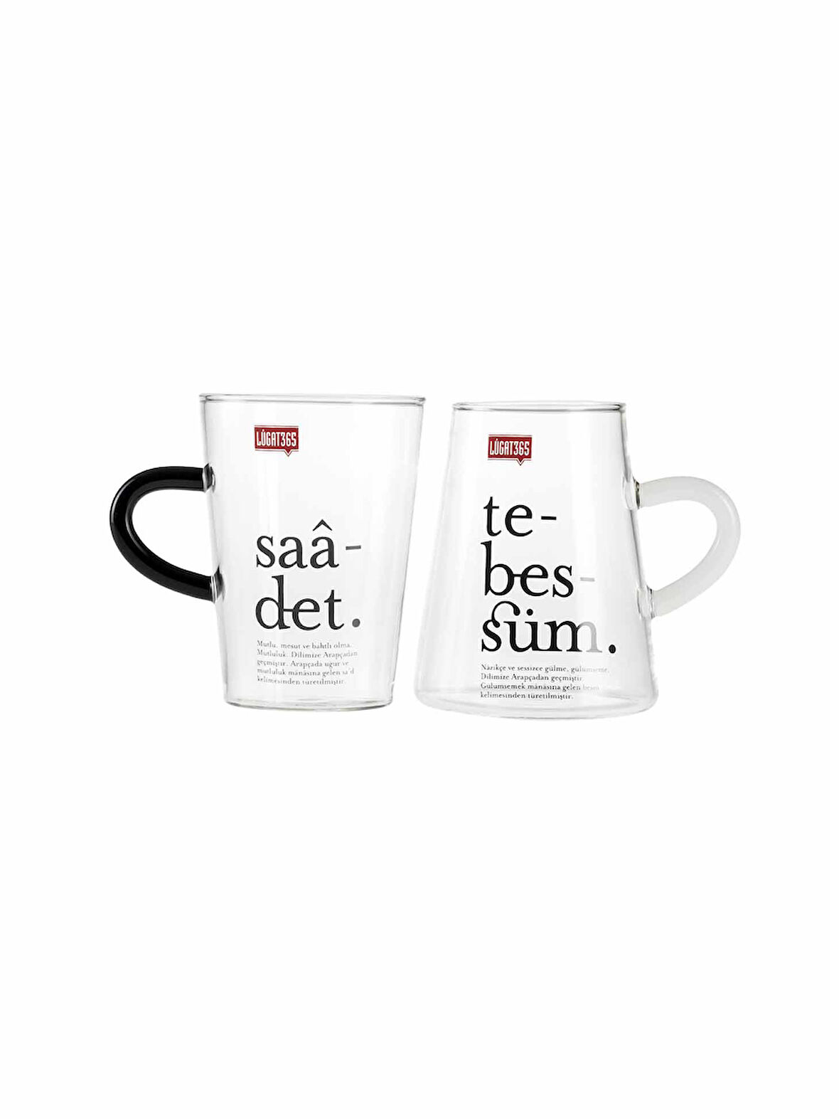 Lügat 365 Saadet &Tebessüm Kupa Seti