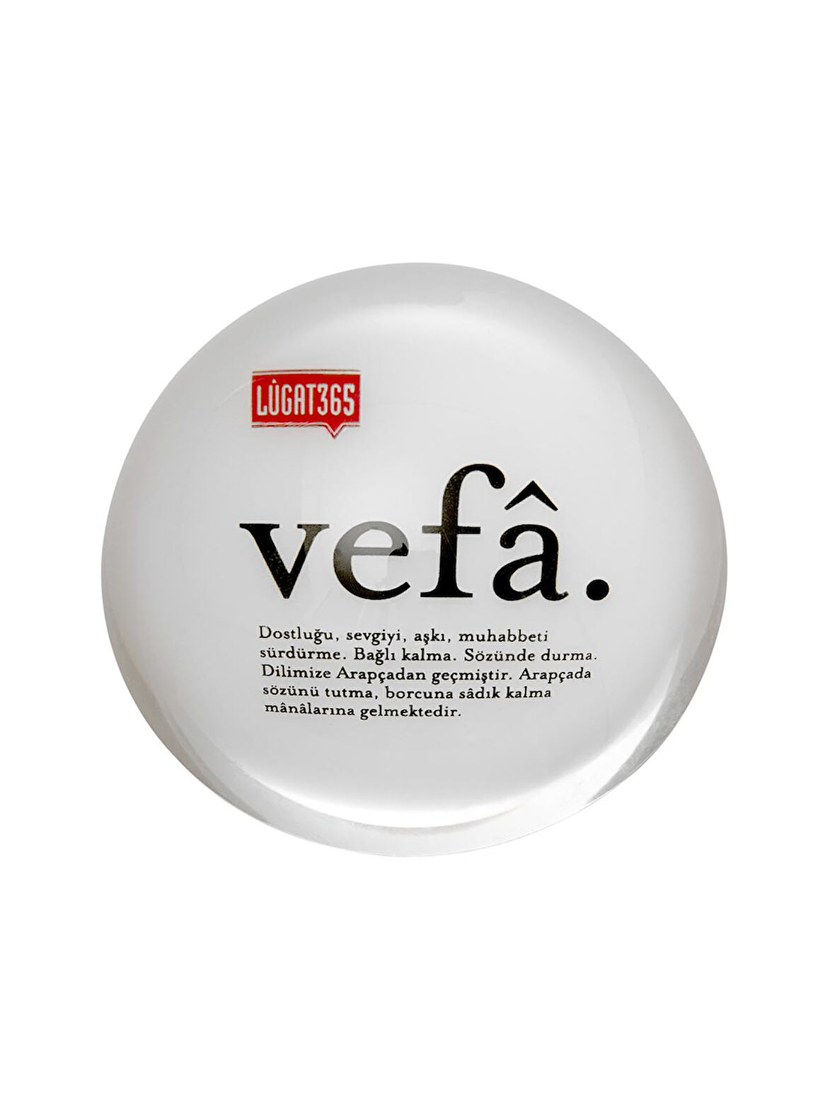Lügat 365 Vefa Kağıt Ağırlığı