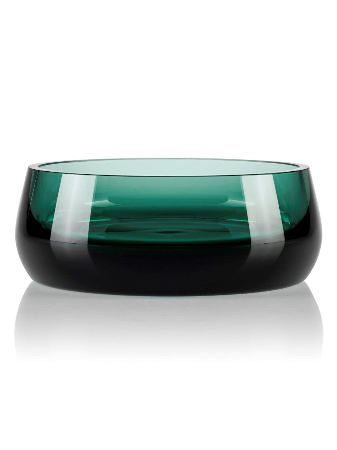 Füme Yeşil Topaz Kase 19 cm