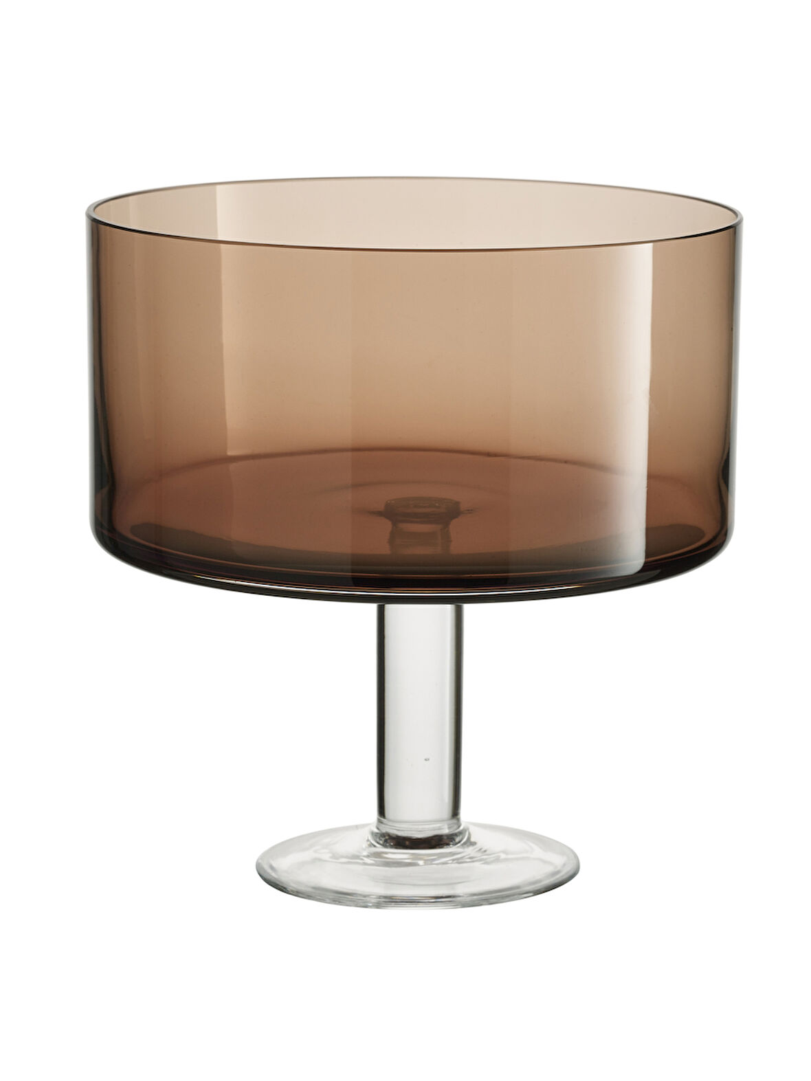 Kahve Ayaklı Servis 22 cm