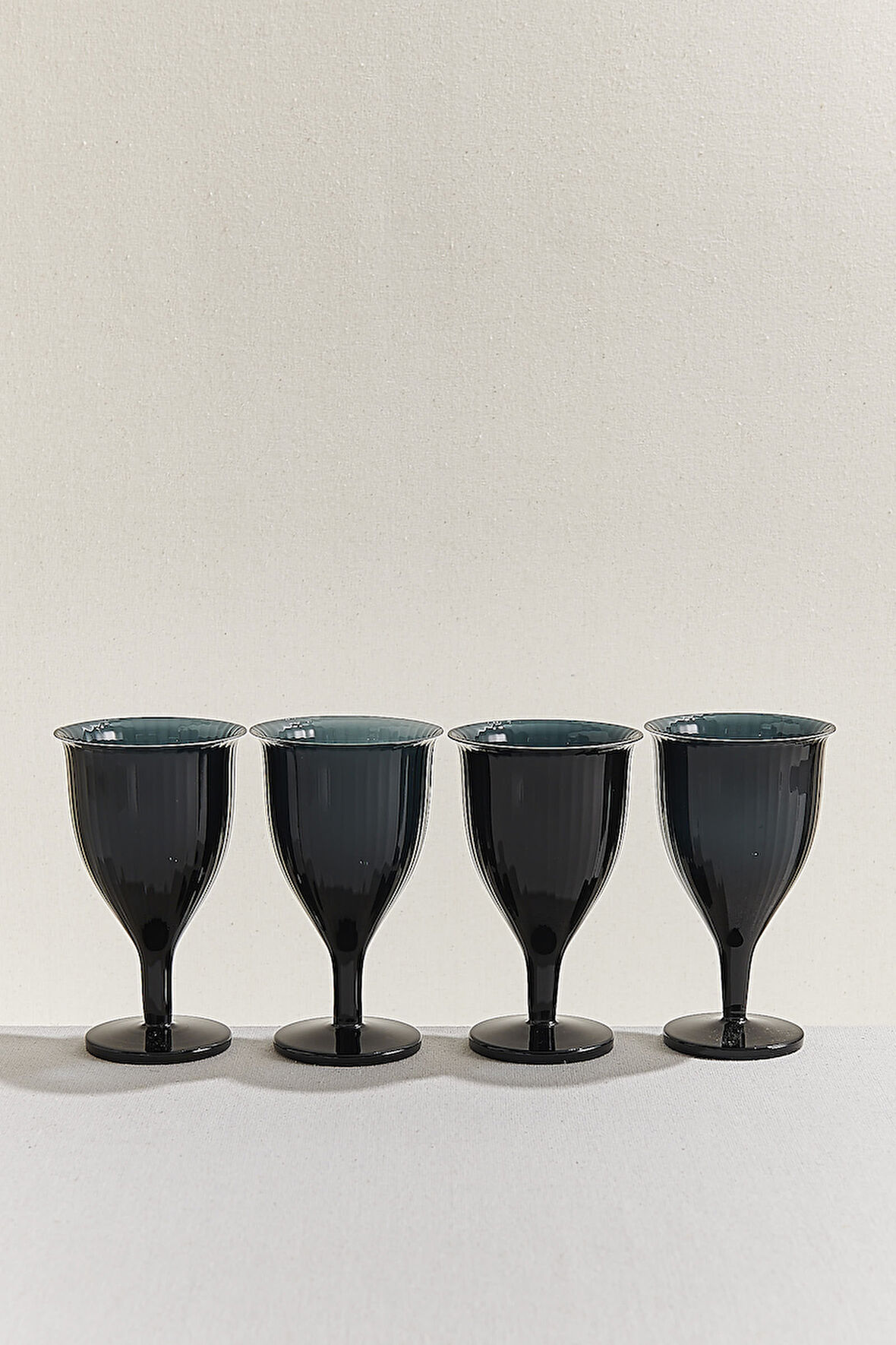 Omnia Bey Lacivert 4'lü Bardak Seti