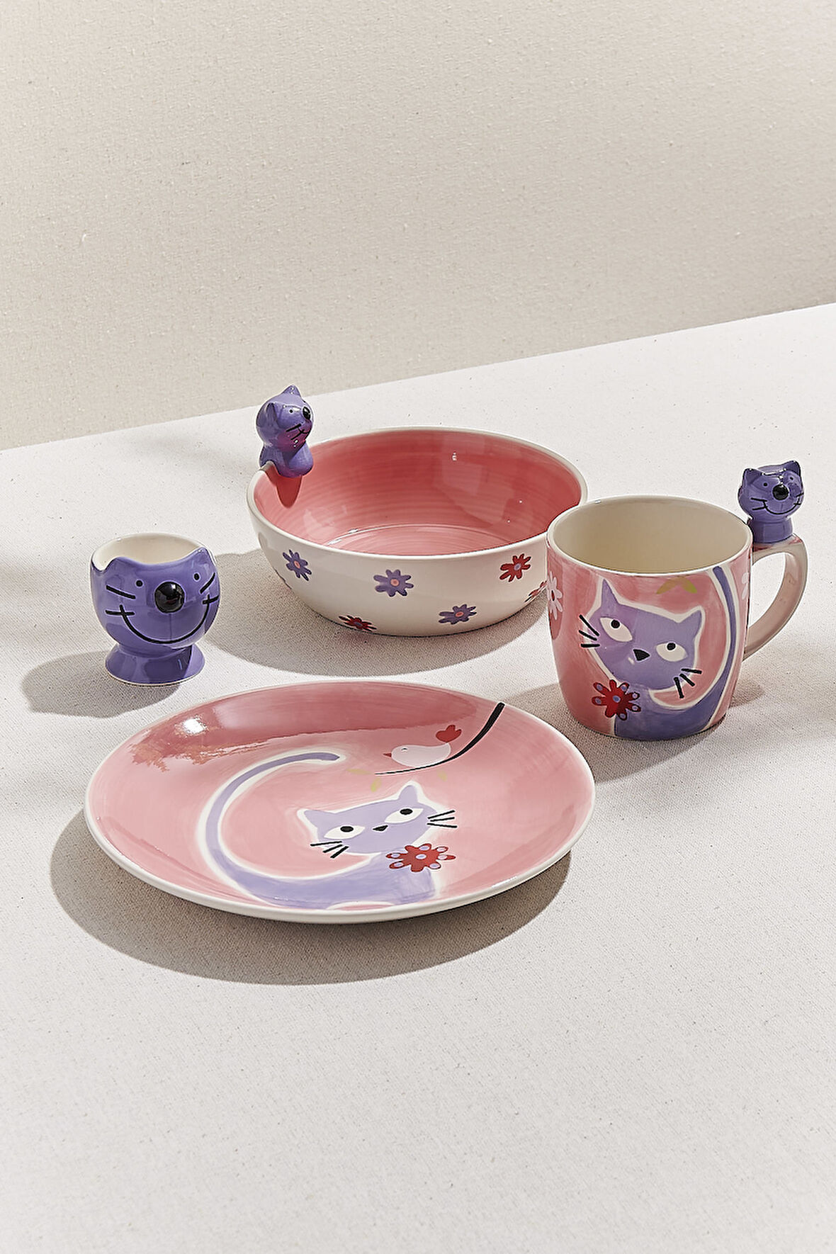 Playful Cat Seramik Pasta Tabağı