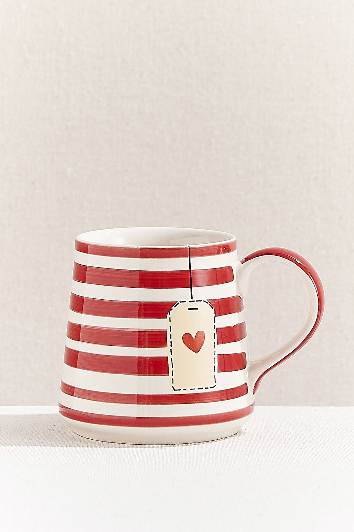 Heart Tag Seramik Kupa Seti 2'li