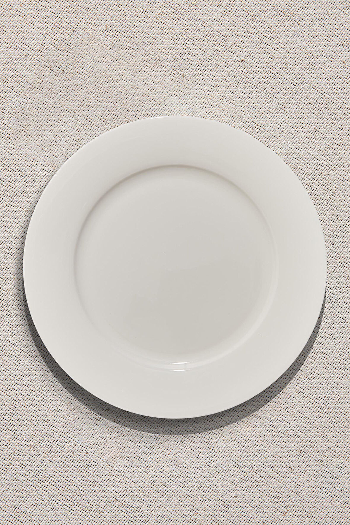 Blank 2 Porselen Yemek Tabak Beyaz