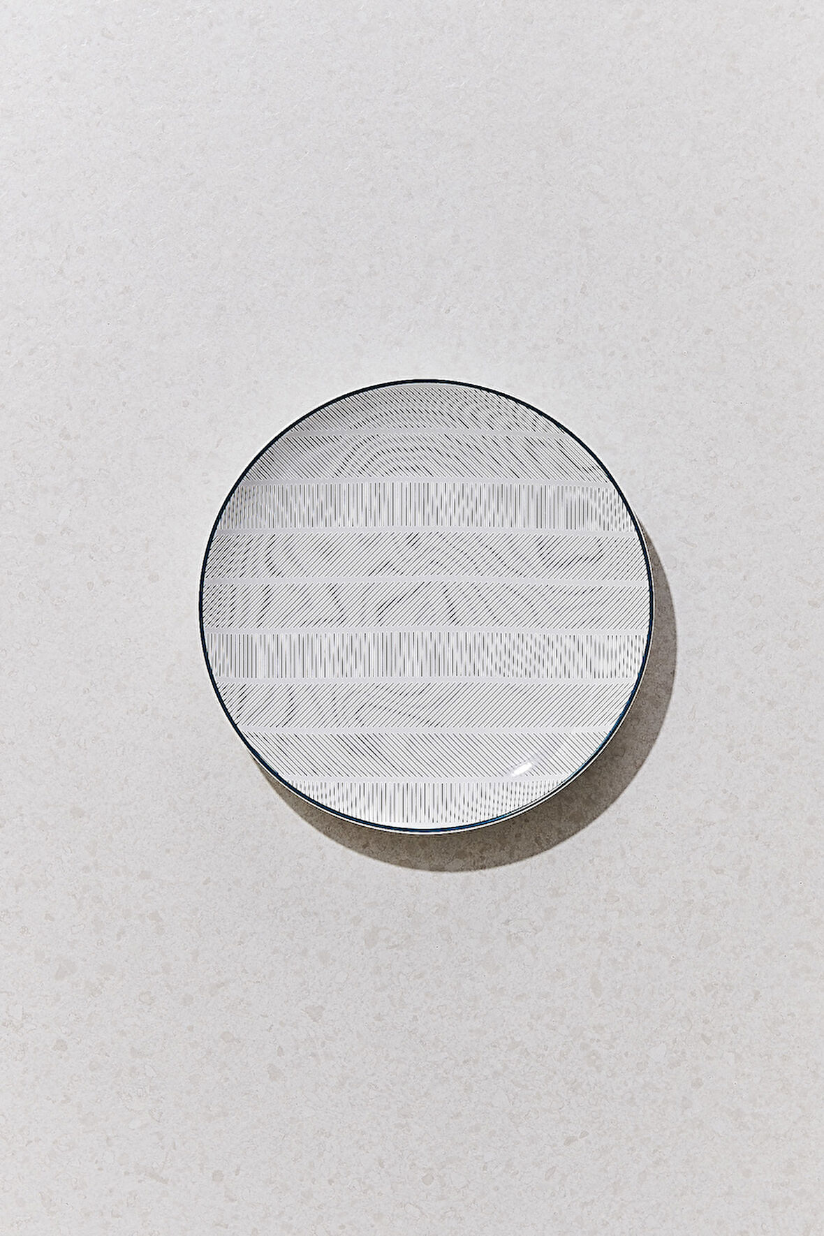 Orquestra Porselen Ekmek Tabağı Krem Gri